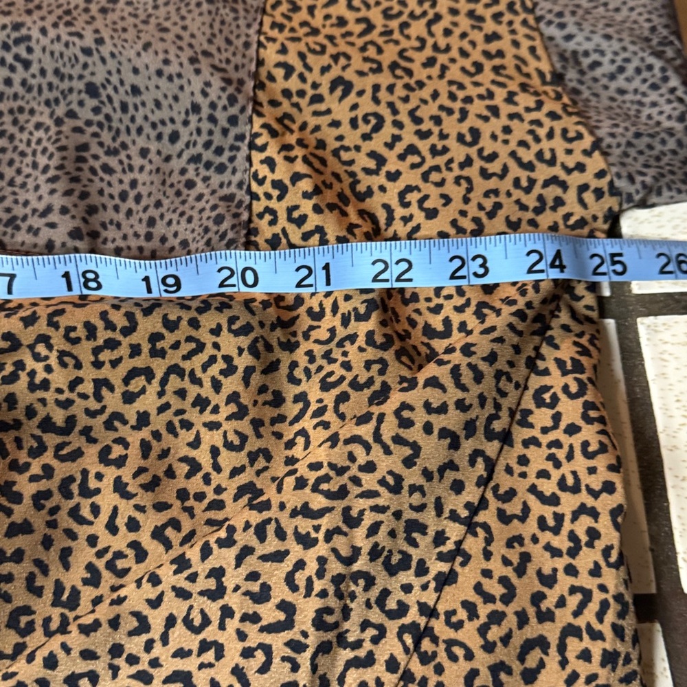 Easel Brown Animal Print Blouse - Picture 4 of 5